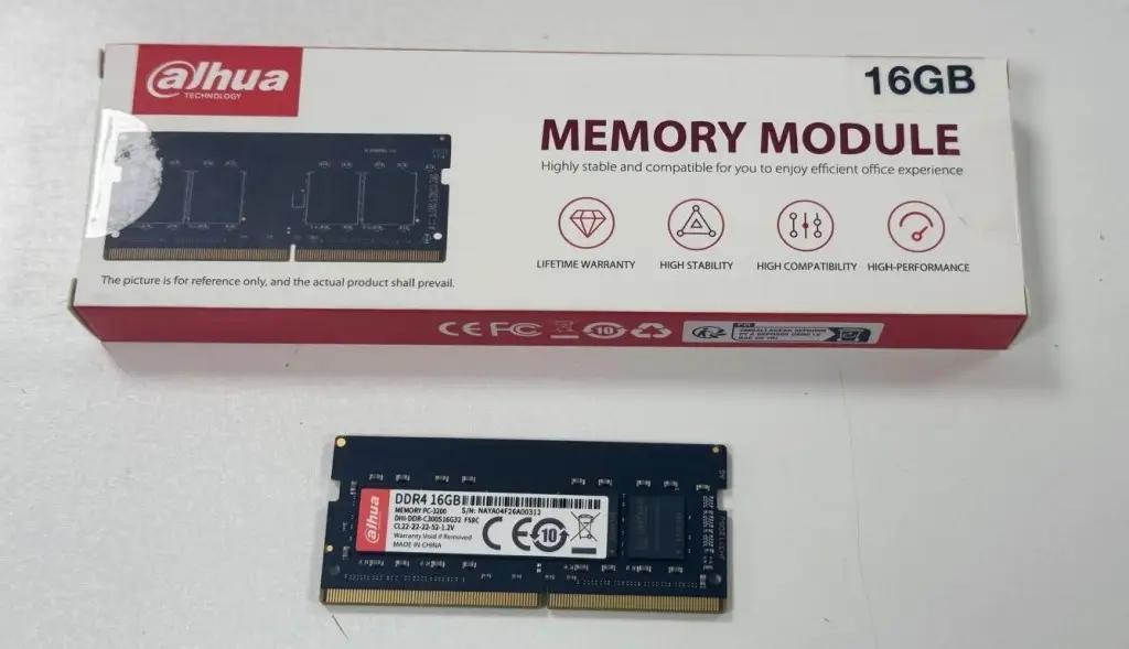 16GB DDR4 3200 Mhz Dahua CL9 Notebook Ram 16GB DDR4 3200 Mhz Dahua CL9 Notebook Ram