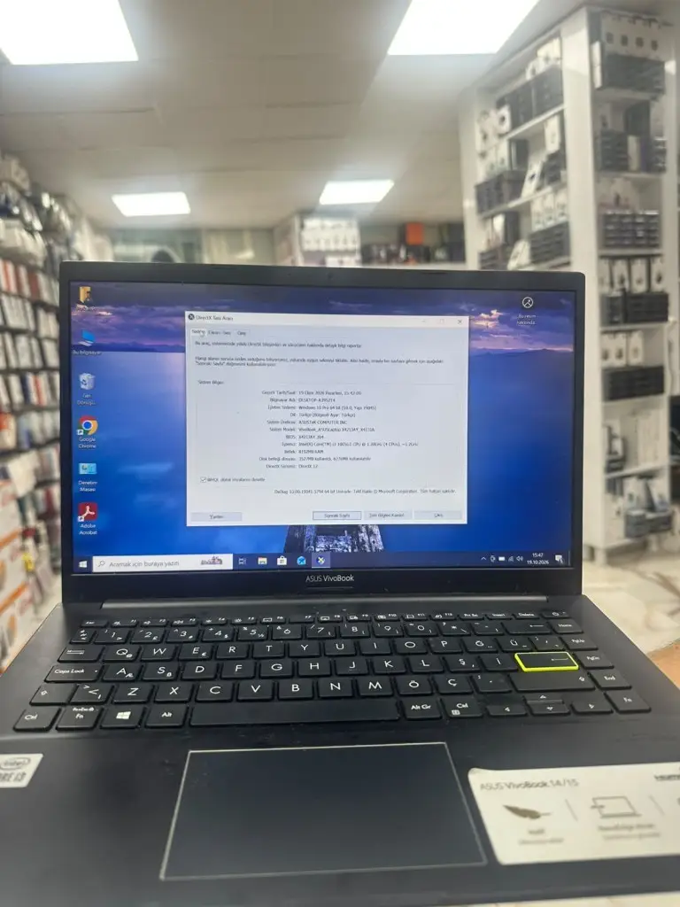 2. EL Asus VivoBook İntel İ3-1005G1 240 GB SDD 8 GB Ram 