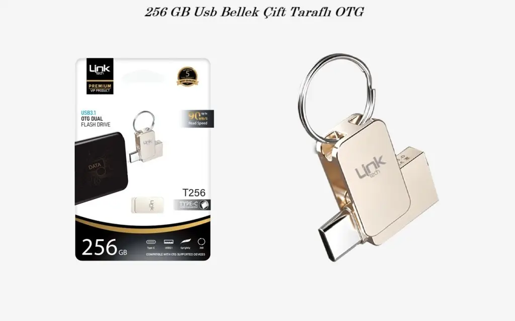 256 GB Link Tech Usb Bellek Otg Type-C USB 3.0 LOF-T256 256 GB Link Tech Usb Bellek Otg Type-C USB 3.0 LOF-T256