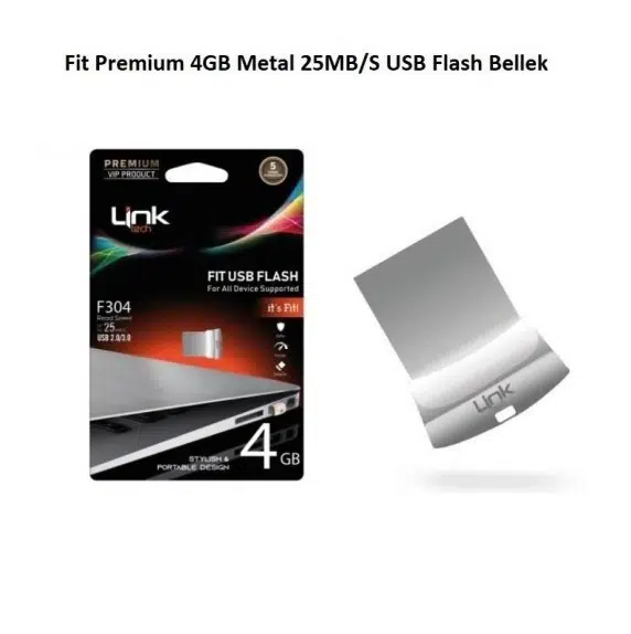 4 GB Link Tech Usb Bellek Fit Metal 3.0 F-304