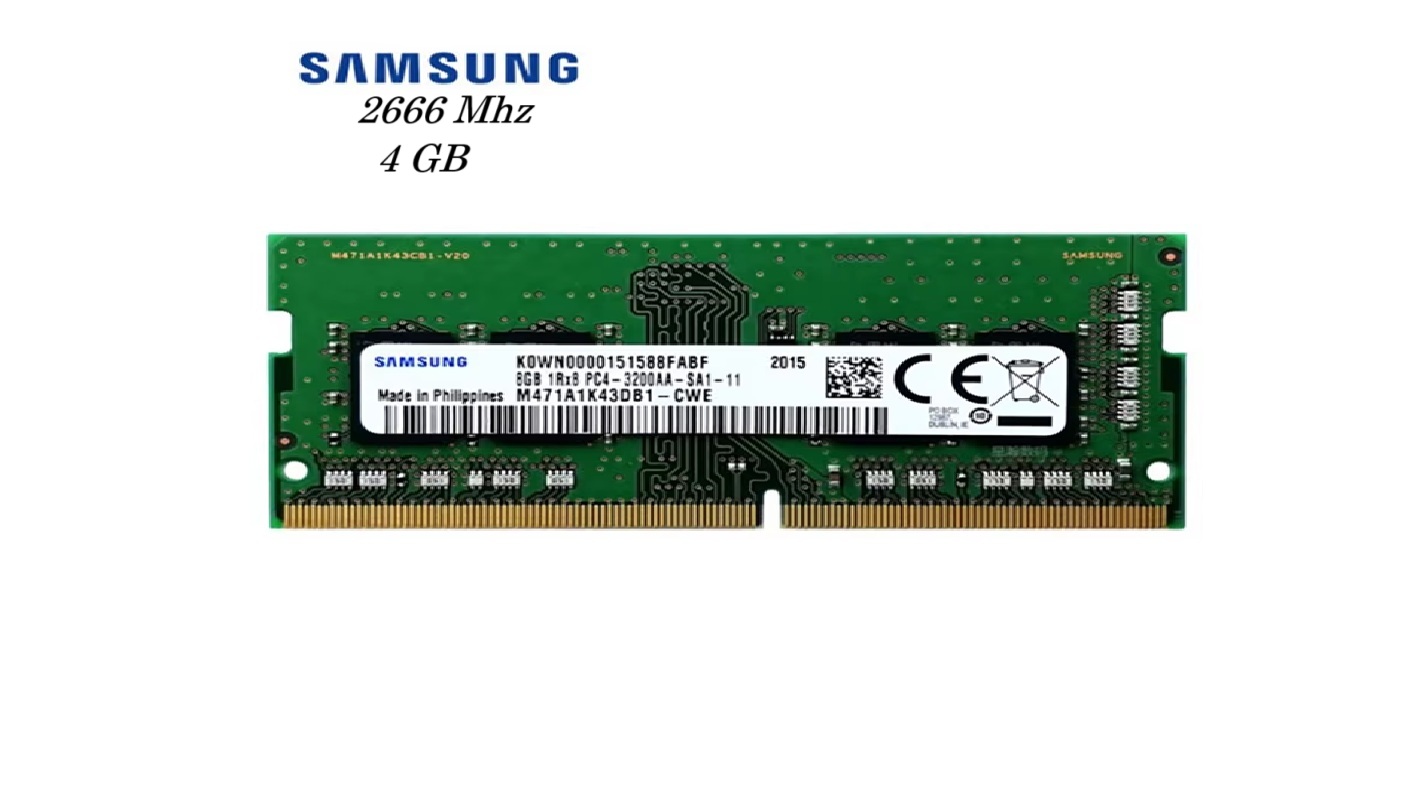 4GB DDR4 2666 Mhz Samsung Notebook Ram 4GB DDR4 2666 Mhz Samsung Notebook Ram