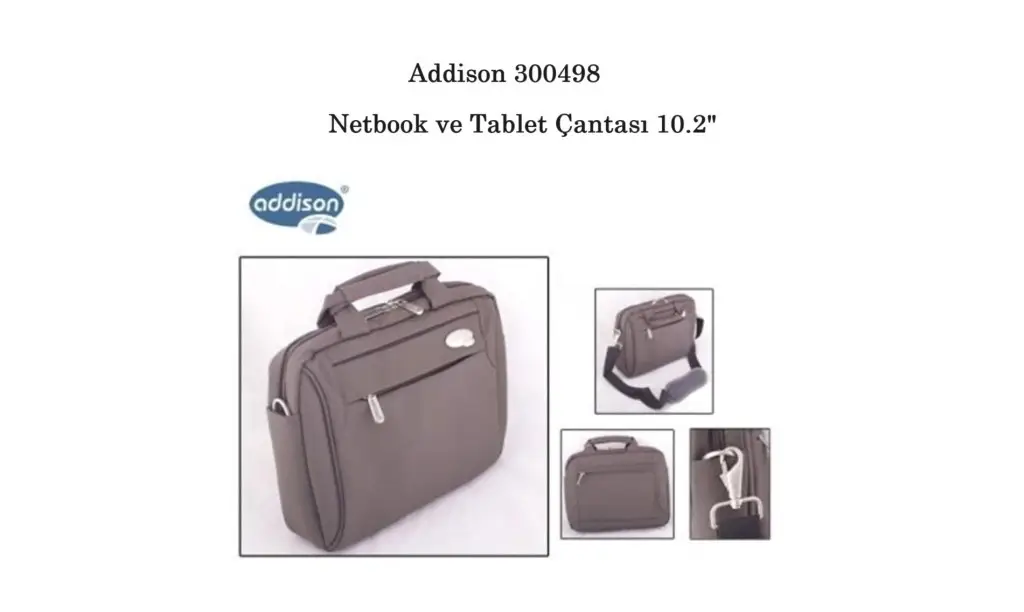Addison 300498 Netbook ve Tablet Çantası 10.2 Addison 300498 Netbook ve Tablet Çantası 10.2