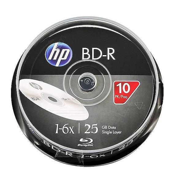 BOŞ BLURAY DVD HP 10 LÜ PAKET 25 GB