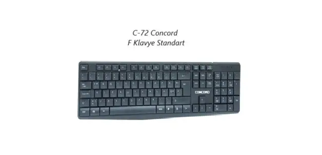 C-72 Concord F Klavye Standart C-72 Concord F Klavye Standart