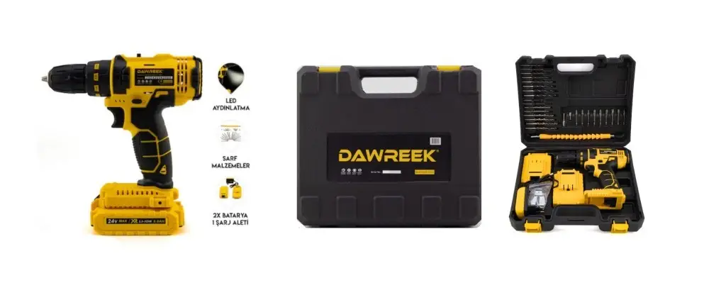 Dawreek Darbeli Vidalama ST24 Çift Akülü