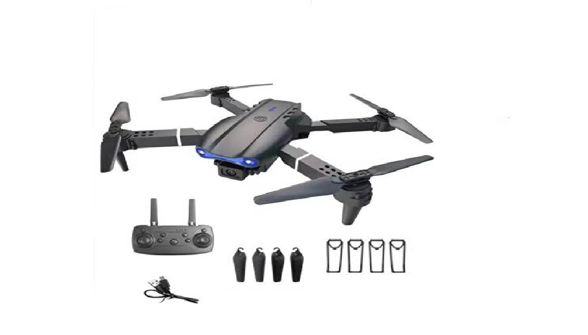 E99 Çift Kameralı Çantalı Şarjlı Katlanabilir Drone