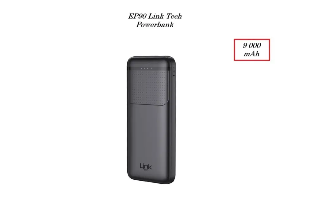 EP90 Link Tech Powerbank 9000 mAh Gerçek Kapasite EP90 Link Tech Powerbank 9000 mAh Gerçek Kapasite