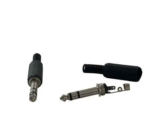 FT-138 Flavia 6.3mm Stereo Jack Erkek Lehimlik Konnektör FT-138 Flavia 6.3mm Stereo Jack Erkek Lehimlik Konnektör