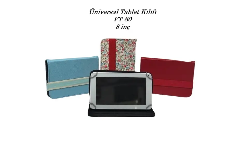 FT-80 Flavia Üniversal 8 İnç Tablet Kılıfı FT-80 Flavia Üniversal 8 İnç Tablet Kılıfı