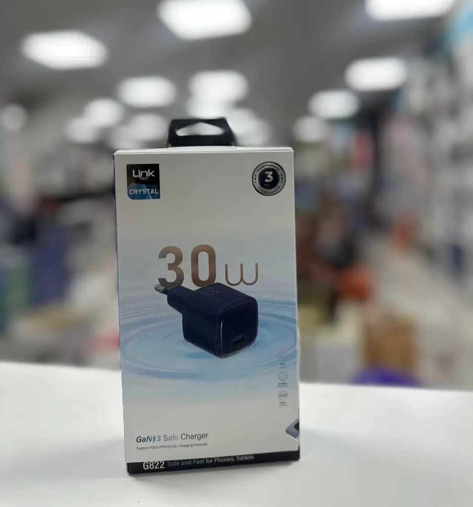 G822 Link Tech Safe 30W Tip-C Hızlı Şarj Adaptörü 