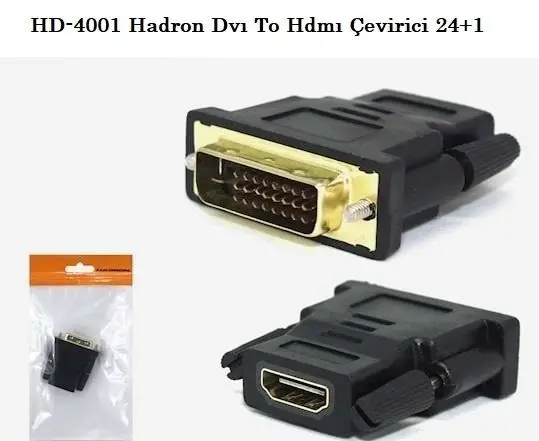 HD-4001 Hadron Dvı To Hdmı Çevirici 24+1 HD-4001 Hadron Dvı To Hdmı Çevirici 24+1