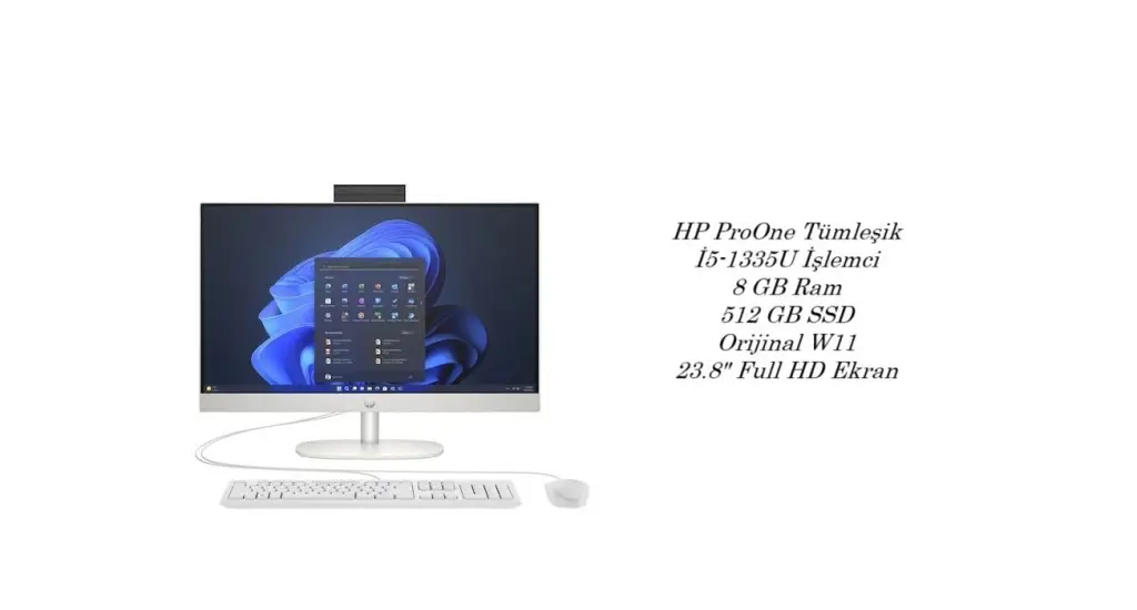 HP ProOne 240 G10 A54THET i5-1335U 8 GB 512 GB SSD 23.8 HP ProOne 240 G10 A54THET i5-1335U 8 GB 512 GB SSD 23.8