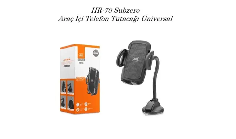 HR70 Subzero Araç İçi Telefon Tutacağı Üniversal HR70 Subzero Araç İçi Telefon Tutacağı Üniversal