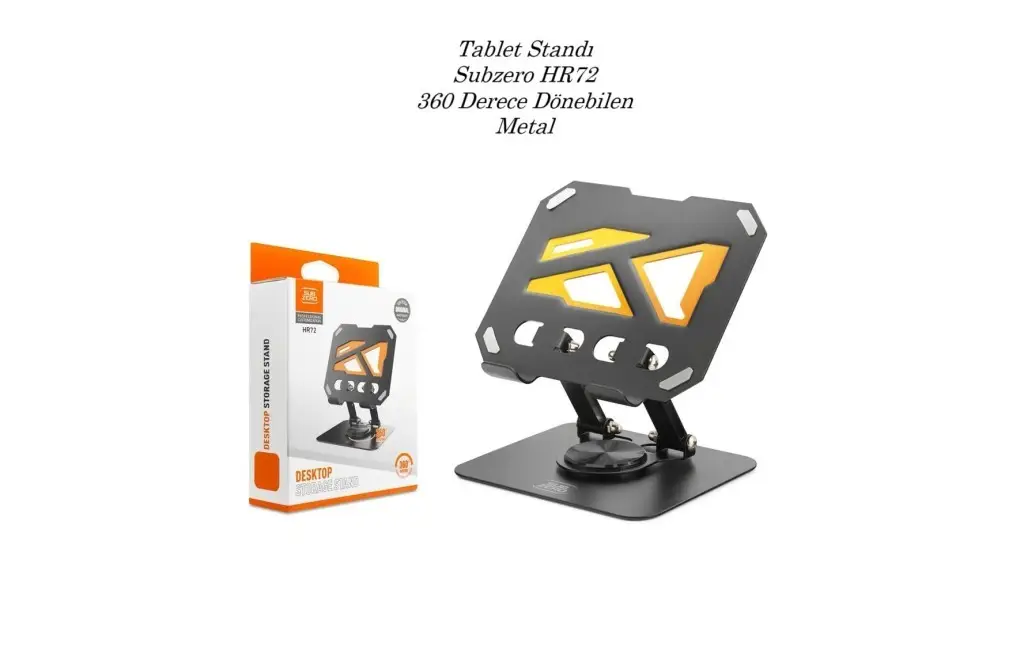 HR72 Subzero Metal Tablet Standı 360 Derece Dönebilen HR72 Subzero Metal Tablet Standı 360 Derece Dönebilen
