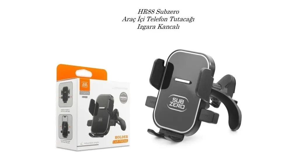 HR88 Subzero Araç İçi Telefon Tutacağı Izgara Kancalı HR88 Subzero Araç İçi Telefon Tutacağı Izgara Kancalı