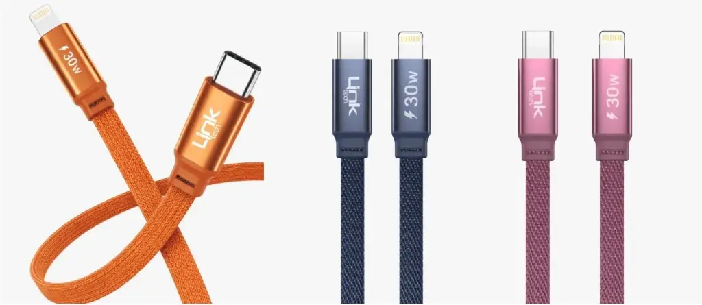 K576 Link Tech Fast 1,5m 30W Type-C - Lightning Kablo
