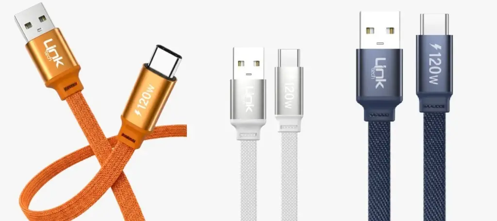 K577 Link Tech Fast 1,5m 120W 6A USB-A - Type-C Kablo