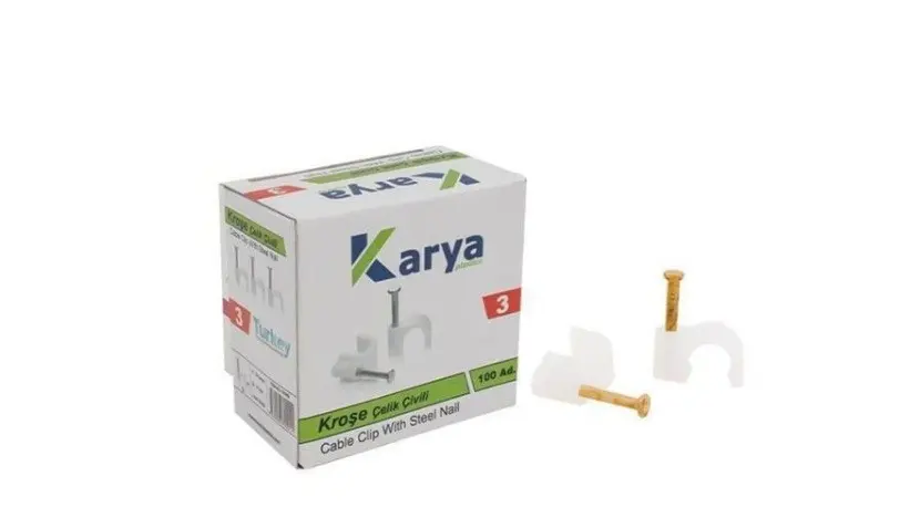 Karya Kroşe 3 Numara Çelik Çivili 100'lü Paket