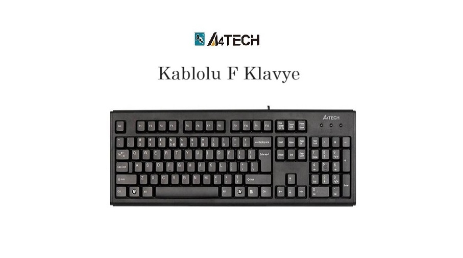 KM-720 A4 Tech Kablolu F Klavye 