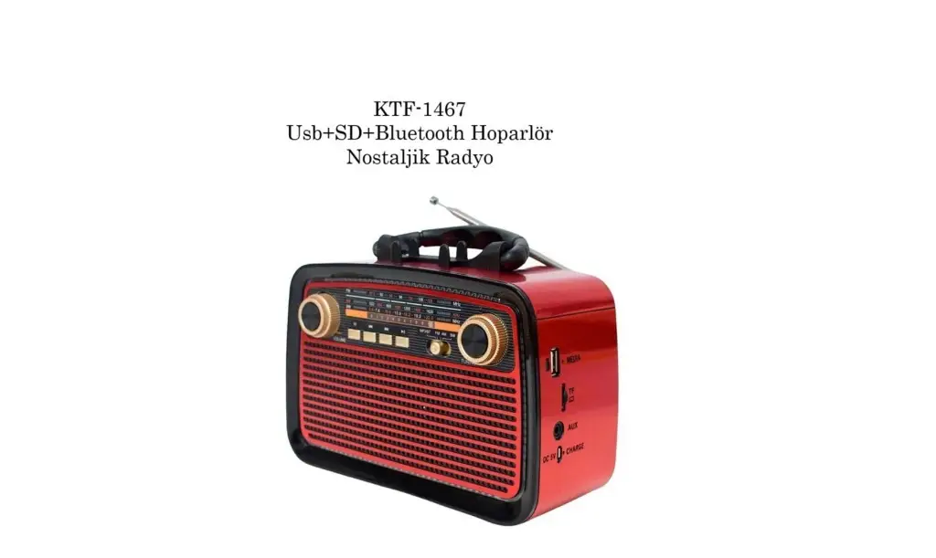 KTF-1467 Usb+SD+Bluetooth Hoparlör Nostaljik Radyo KTF-1467 Usb+SD+Bluetooth Hoparlör Nostaljik Radyo