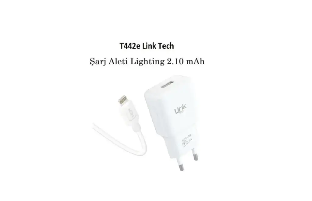 LCT-T442e Link Tech Şarj Aleti Lighting 2.10 mAh LCT-T442e Link Tech Şarj Aleti Lighting 2.10 mAh