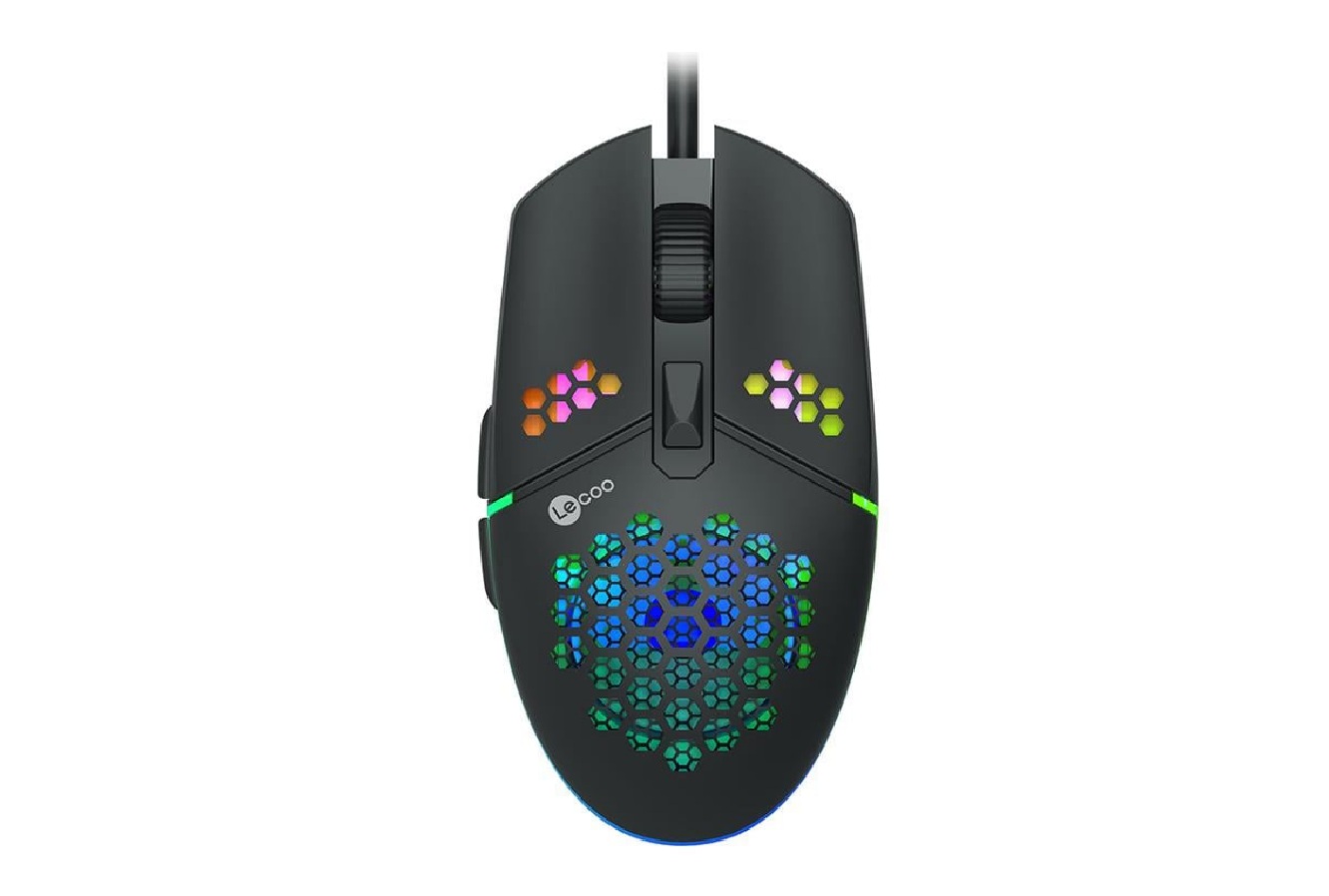 Lenovo Lecoo MS105 3200 DPI 6 Tuşlu Kablolu RGB Led Aydınlatmalı Gaming Oyuncu Kablolu Mouse