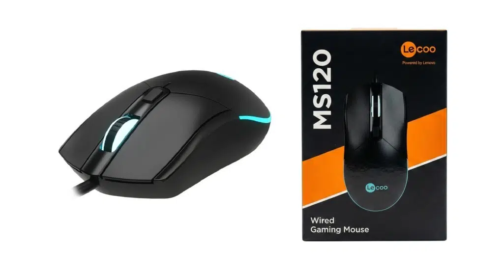 Lenovo Lecoo MS120 2400 DPI RGB Aydınlatmalı Kablolu Mouse