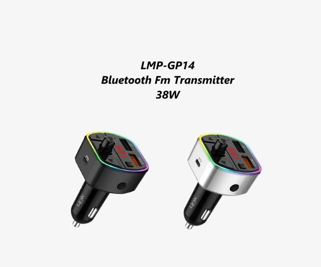LMP-GP14 Link Tech Bluetooth Fm Transmitter 38W LMP-GP14 Link Tech Bluetooth Fm Transmitter 38W