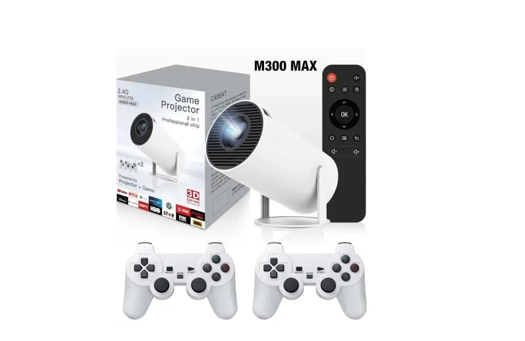 M300 Max Projeksiyon Game Pad Çift Konsol M300 Max Projeksiyon Game Pad Çift Konsol