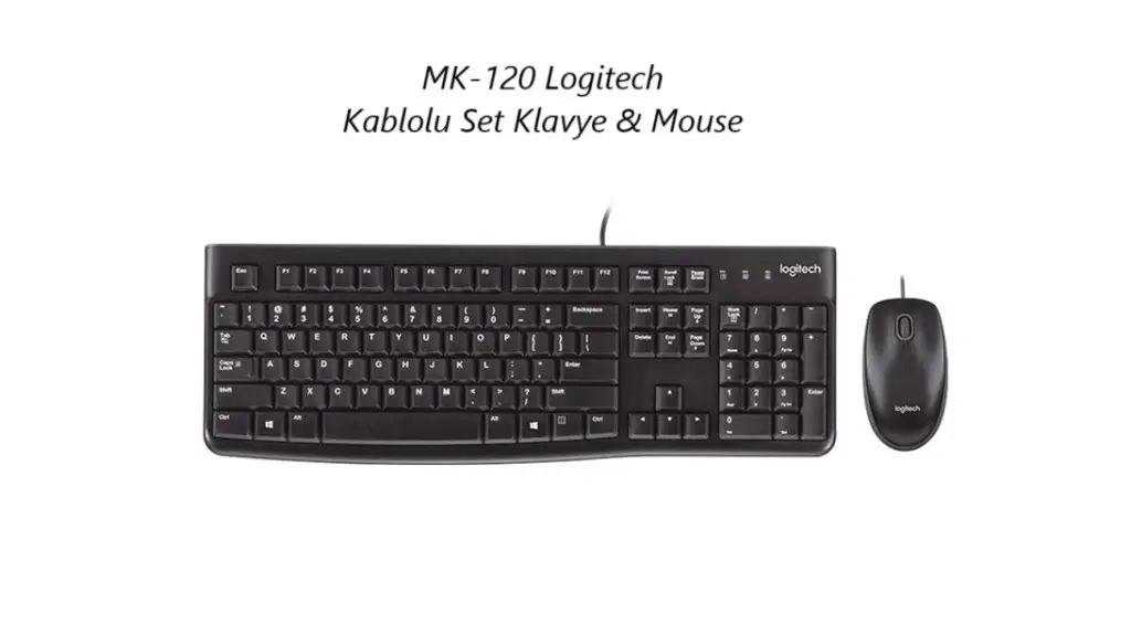 MK-120 Logitech Kablolu Set Klavye & Mouse MK-120 Logitech Kablolu Set Klavye & Mouse