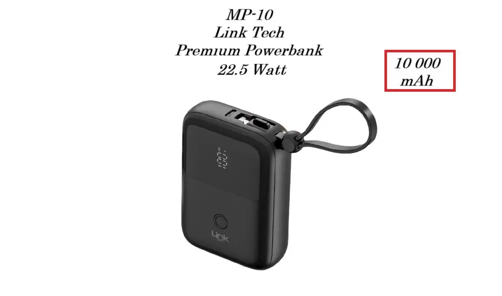 MP-10 Link Tech Powerbank Premıum 10000 mAh MP-10 Link Tech Powerbank Premıum 10000 mAh