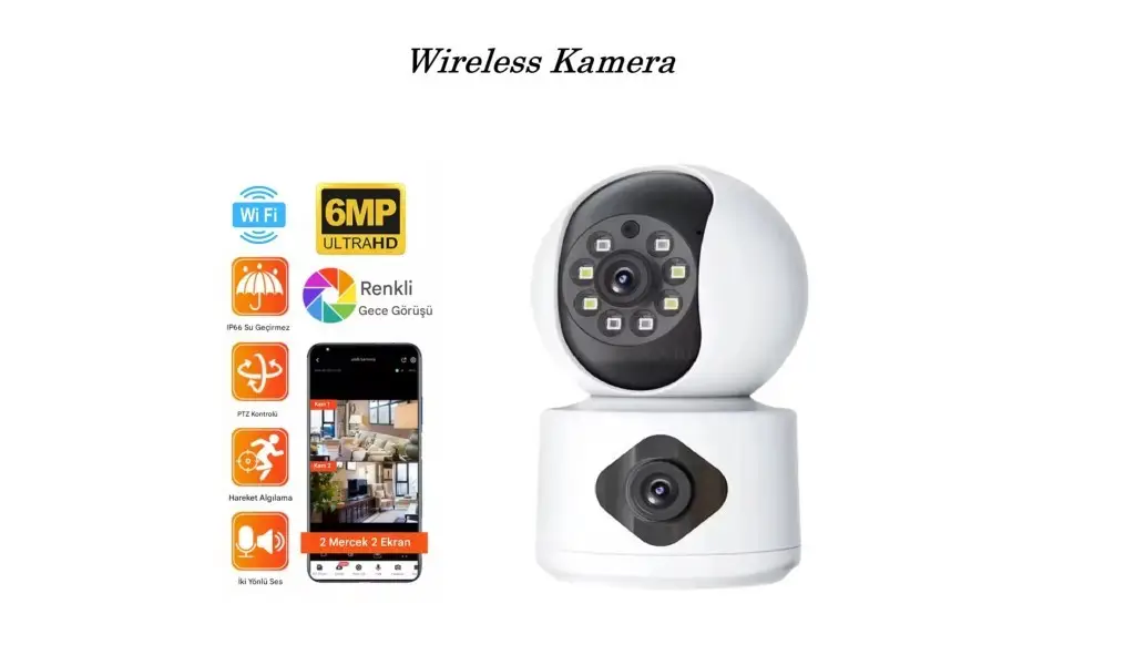 MPIA AOİ Çift Lens Bağlantılı 3MP+3MP Kablosuz Akıllı Wireless Kamera MPIA AOİ Çift Lens Bağlantılı 3MP+3MP Kablosuz Akıllı Wireless Kamera
