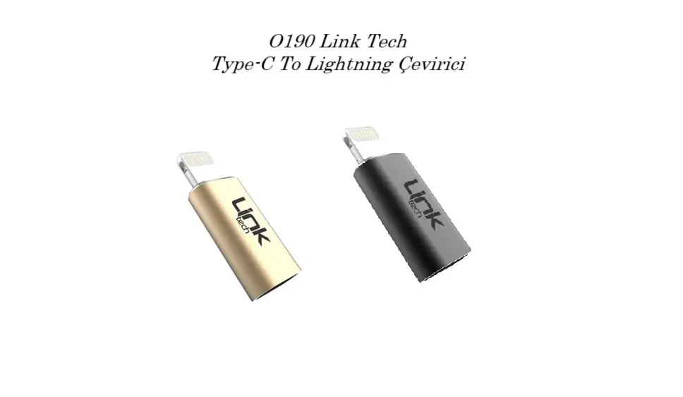 O190 Link Tech Type-C To Lightning Çevirici O190 Link Tech Type-C To Lightning Çevirici
