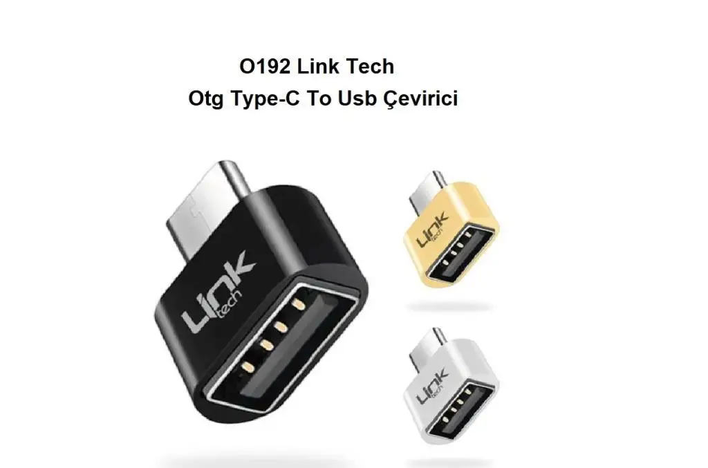 O192 Link Tech Otg Usb To Type-C Çevirici O192 Link Tech Otg Usb To Type-C Çevirici