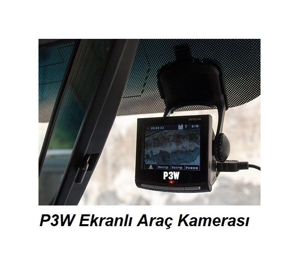 P3W Ekranlı Araç İçi Kamerası