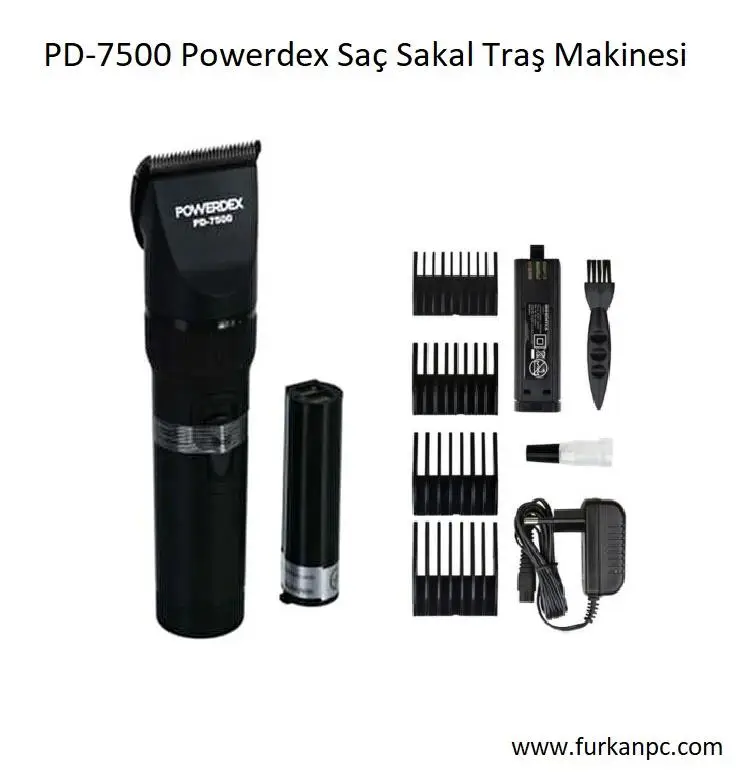 PD-7500 Powerdex Saç Sakal Traş Makinesi PD-7500 Powerdex Saç Sakal Traş Makinesi
