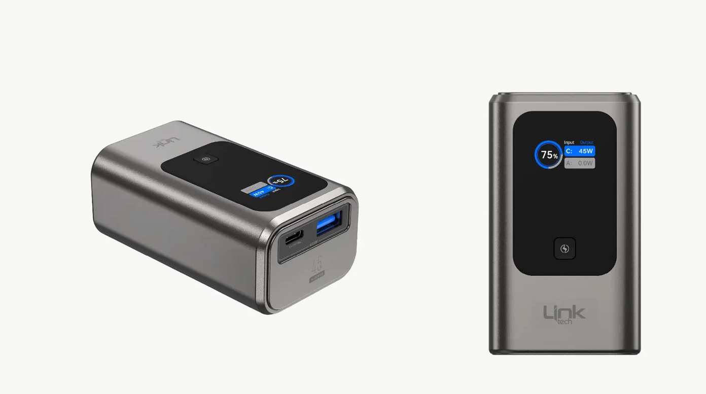 PD37 Link Tech Powebank 10000 mAh Dijital Ekranlı 45 Watt