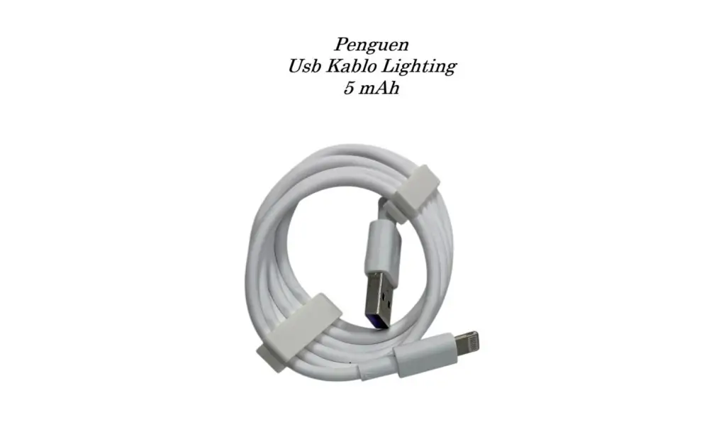 Penguen Usb Kablo Lighting Şimşek 5 mAh Penguen Usb Kablo Lighting Şimşek 5 mAh