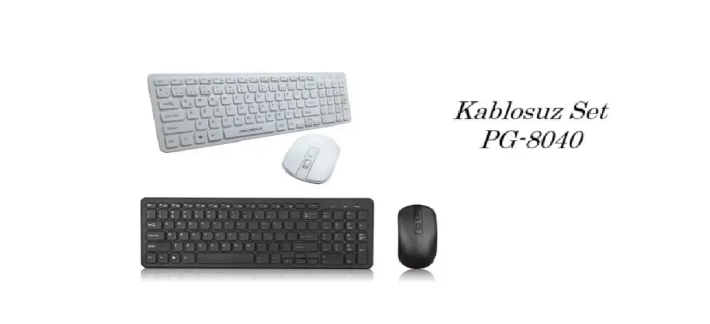 PG-8040 Poly Gold Kablosuz Set Mouse & Klavye PG-8040 Poly Gold Kablosuz Set Mouse & Klavye