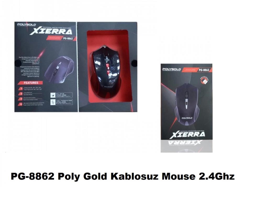 PG-8862 Poly Gold Kablosuz Mouse 2.4Ghz