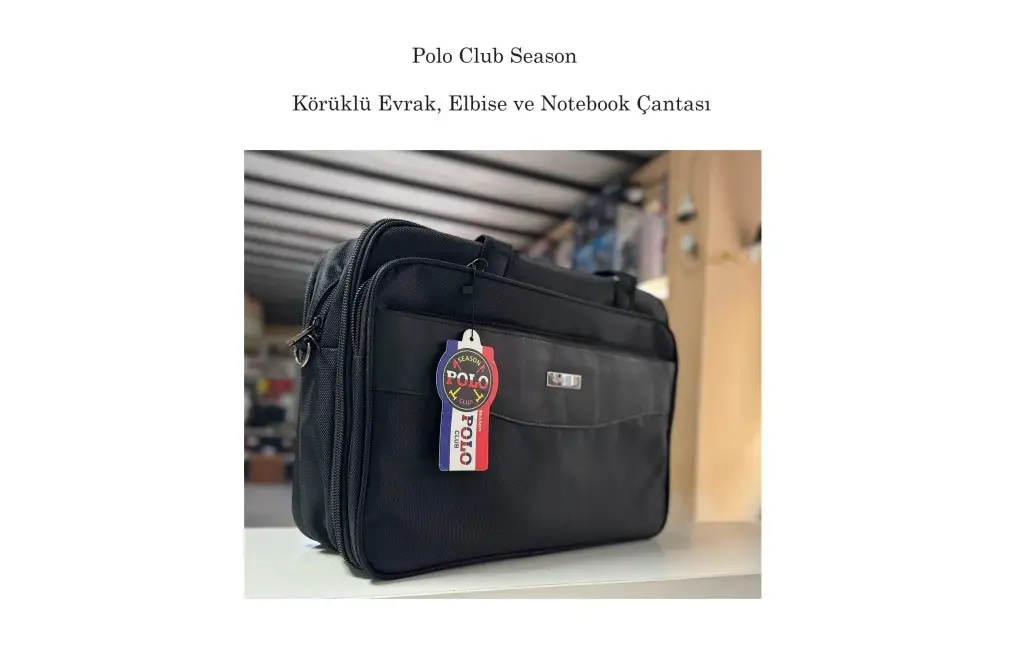 Polo Club Season Körüklü Evrak, Elbise ve Notebook Çantası 17 Polo Club Season Körüklü Evrak, Elbise ve Notebook Çantası 17