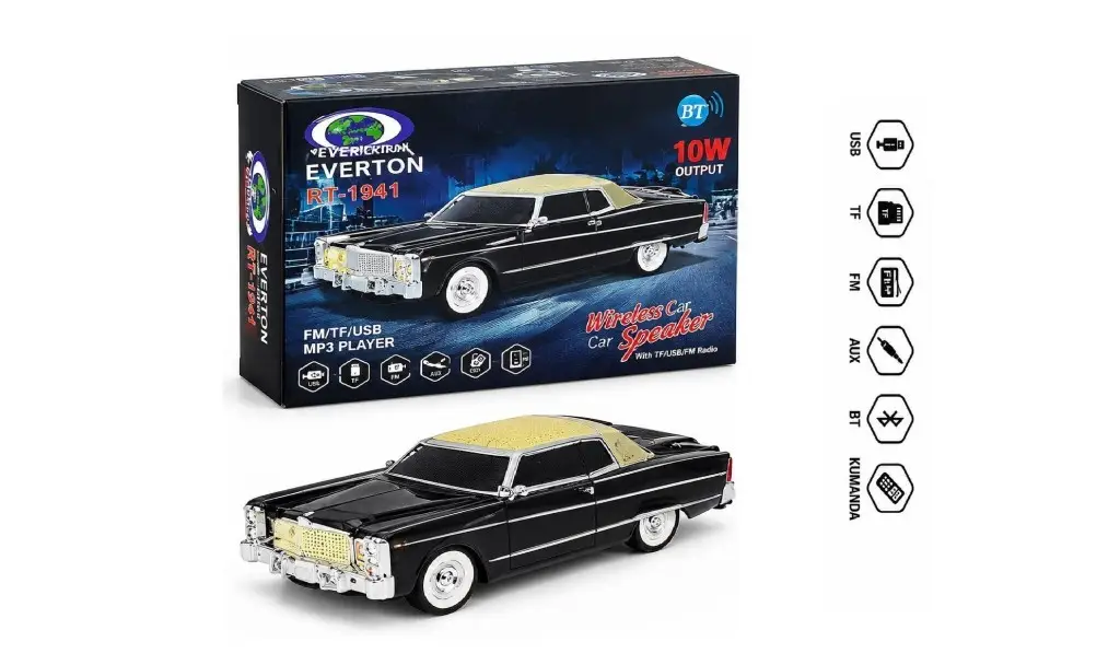 RT-1941 Everton Usb+SD+Bluetooth Hoparlör Araba Nostaljik Radyo 