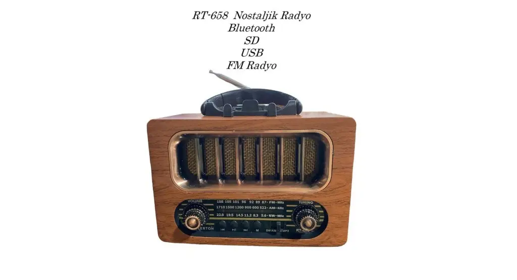 RT658 Everton Bluetooth Hoparlör Nostaljik Radyo RT658 Everton Bluetooth Hoparlör Nostaljik Radyo