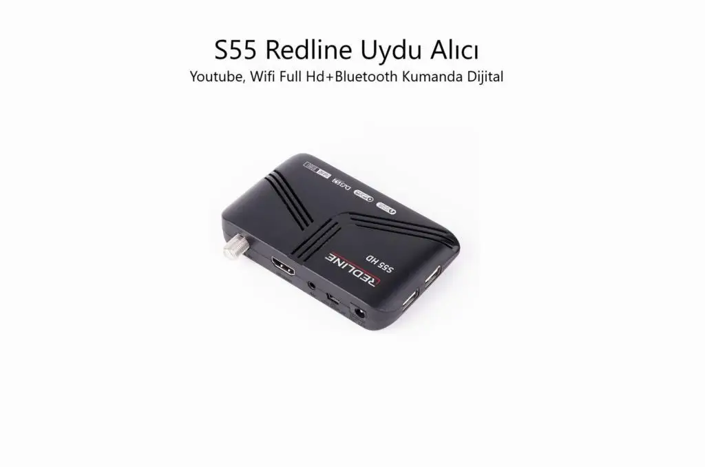 S55 Redline Uydu Alıcı Youtube, Wifi Full Hd+Bluetooth Kumanda Dijital S55 Redline Uydu Alıcı Youtube, Wifi Full Hd+Bluetooth Kumanda Dijital