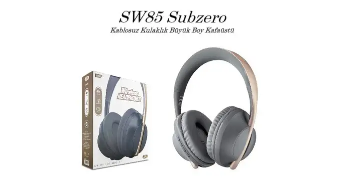 SW85 Subzero Bt Kablosuz Kulaklık Büyük Boy Kafaüstü SW85 Subzero Bt Kablosuz Kulaklık Büyük Boy Kafaüstü