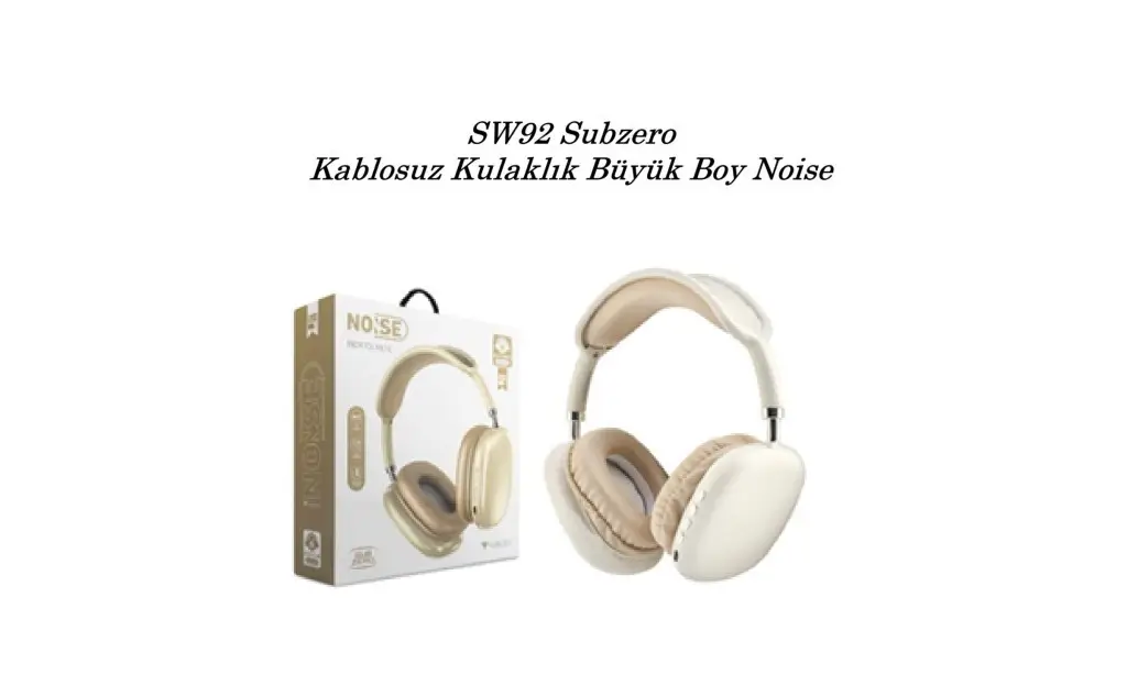 SW92 Subzero Bt Kablosuz Kulaklık Büyük Boy Noise Kafaüstü SW92 Subzero Bt Kablosuz Kulaklık Büyük Boy Noise Kafaüstü
