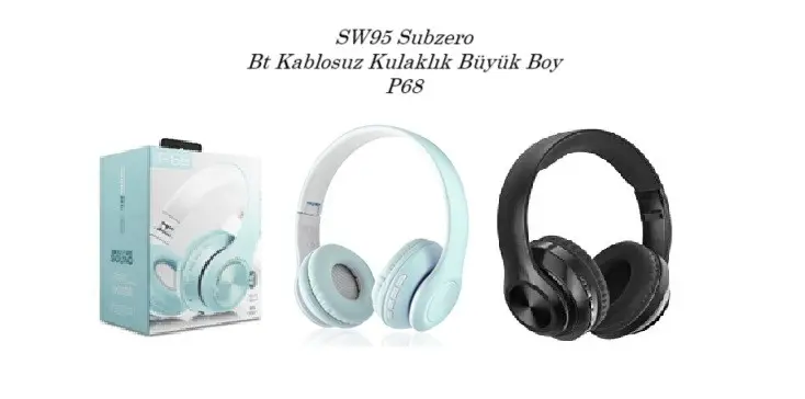 SW95 Subzero (P68) Bt Kablosuz Kulaklık Büyük Boy SW95 Subzero (P68) Bt Kablosuz Kulaklık Büyük Boy