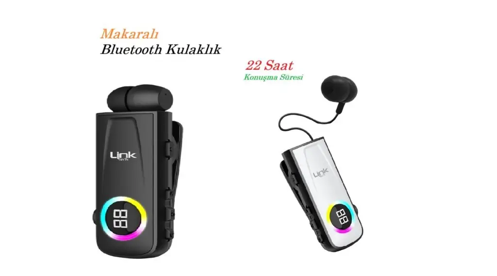 V82 Link Tech Bt Kablosuz Kulaklık Makaralı 22 Saat Şarj Süresi V82 Link Tech Bt Kablosuz Kulaklık Makaralı 22 Saat Şarj Süresi