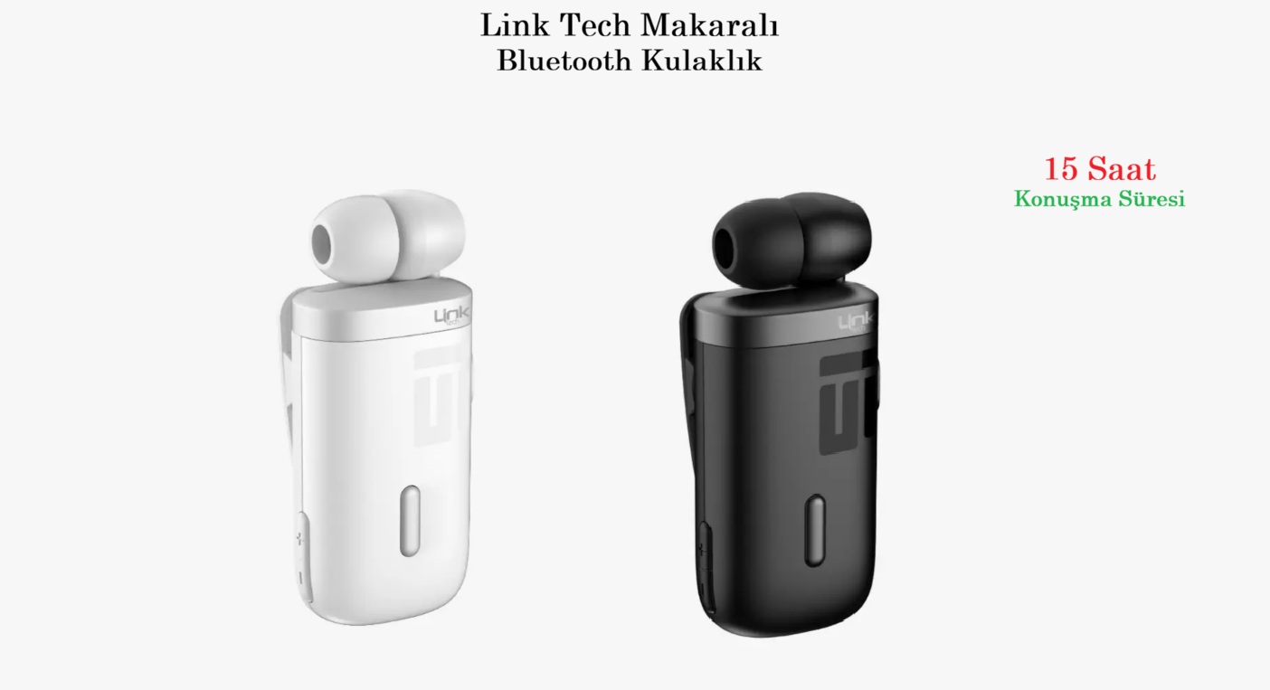 V84 Link Tech Mini Titreşimli Makaralı Bluetooth Kulaklık