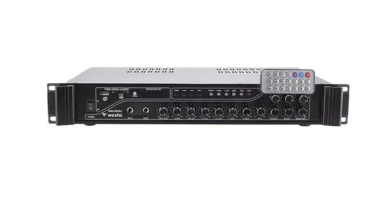 Westa WM-2080U 200 Watt Trafolu 3 Bölge Kontrollü Mixer Anfi